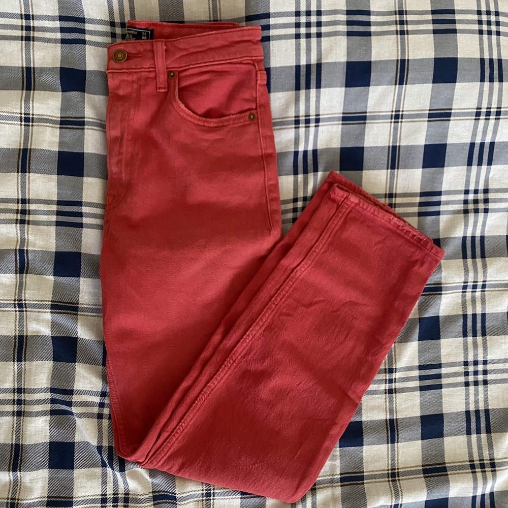 Abercrombie Red Jeans